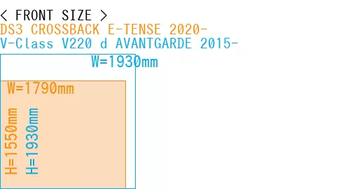 #DS3 CROSSBACK E-TENSE 2020- + V-Class V220 d AVANTGARDE 2015-